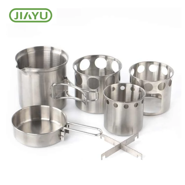 Aluminium Camping Cook seti