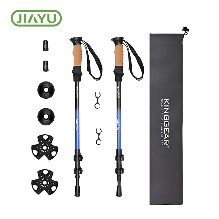 Fiber ya Carbon Hiking Pole